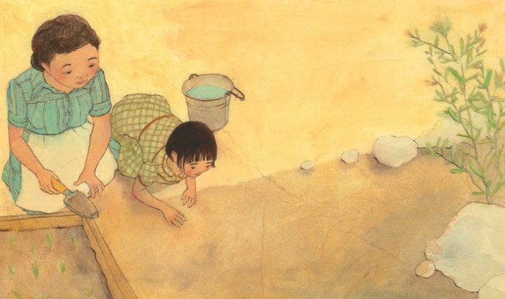 "Felicia Hoshino", "A Place Where Sunflowers Grow", "Amy Lee-Tai", "Children's Book Press"